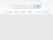 Tablet Screenshot of cosmeticoscyc.com